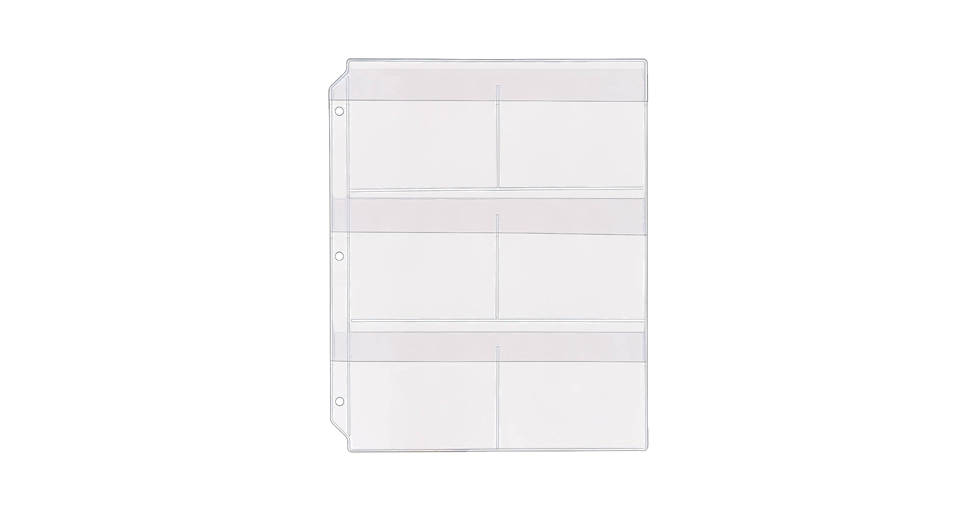Amazon.com : StoreSMART® 6-Pocket Clear Vinyl Binder Page