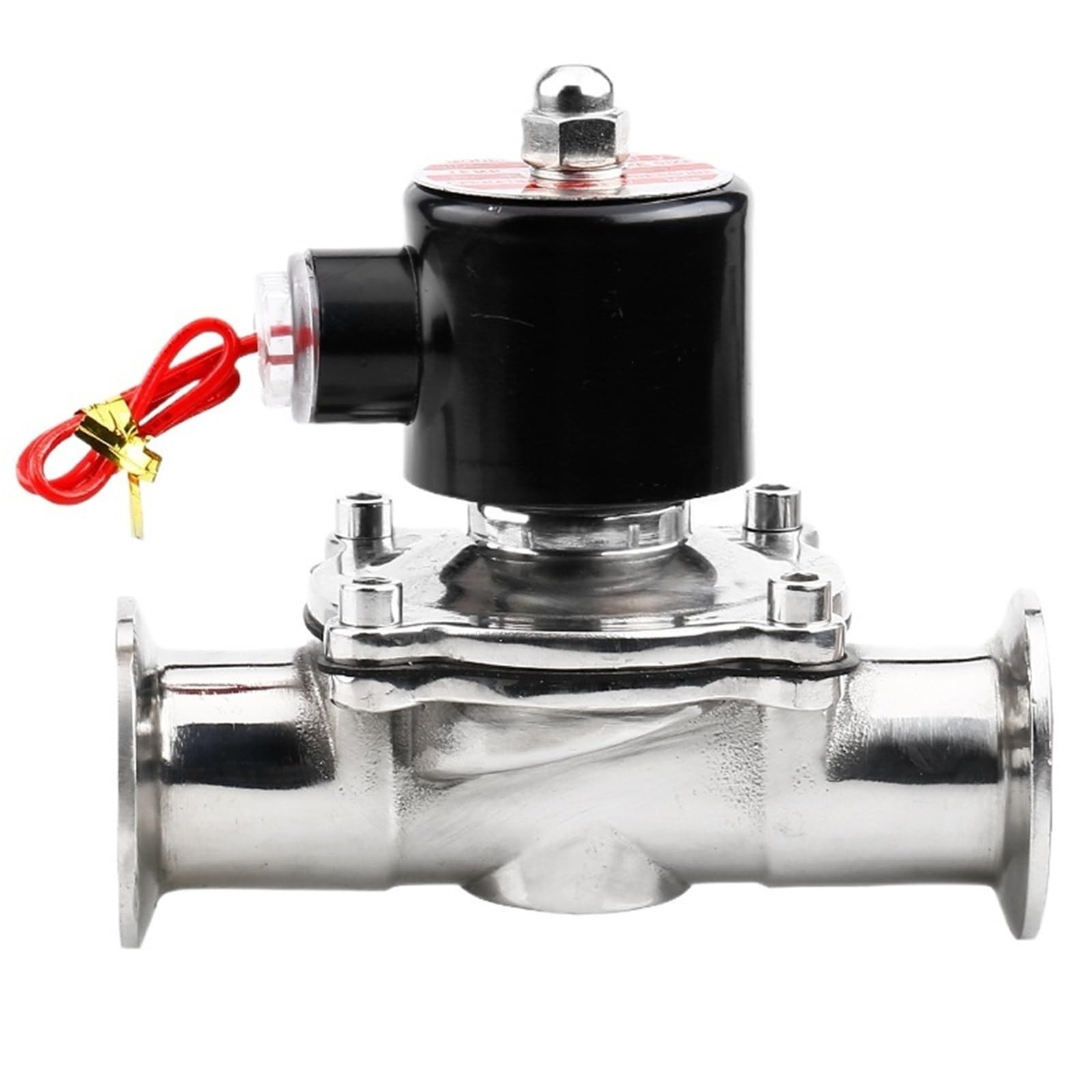 Électrovanne sanitaire AC220V DN25 Tri Clamp inox SUS304 homebrew bière