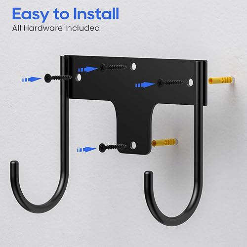 Miniatura 5 de ORLESS Soporte para tabla de planchar para montaje en pared, colgador para tabla de planchar, soporte para tabla de planchar, soporte para tabla