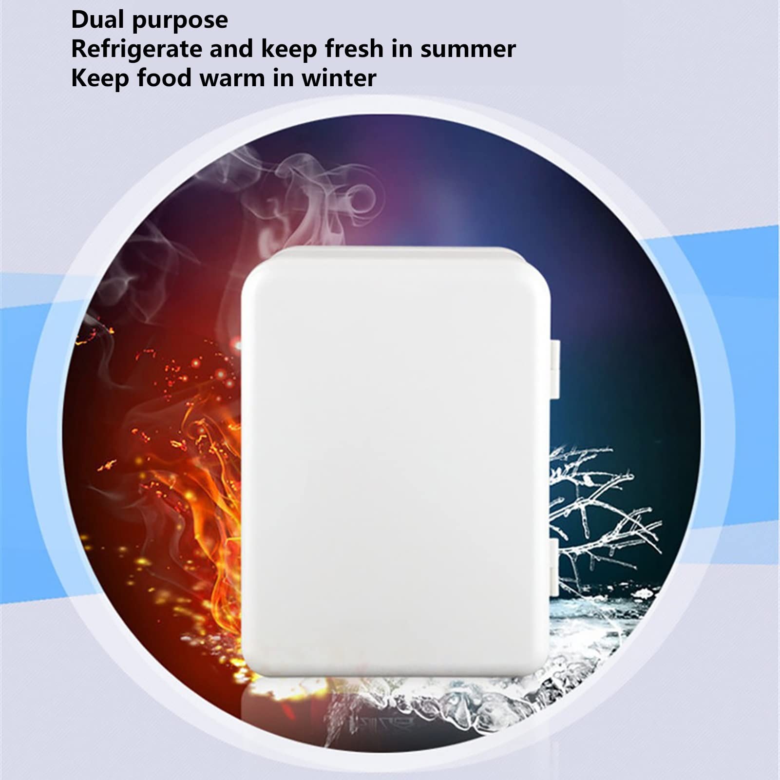 4L Mini Frigo Portatile AC/DC Raffreddatore Riscaldatore Per Cosmetici