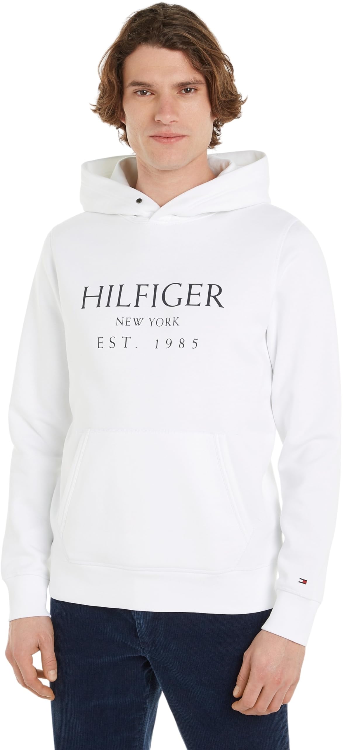 Tommy Hilfiger Sudadera Hombre con Bolsillo Canguro