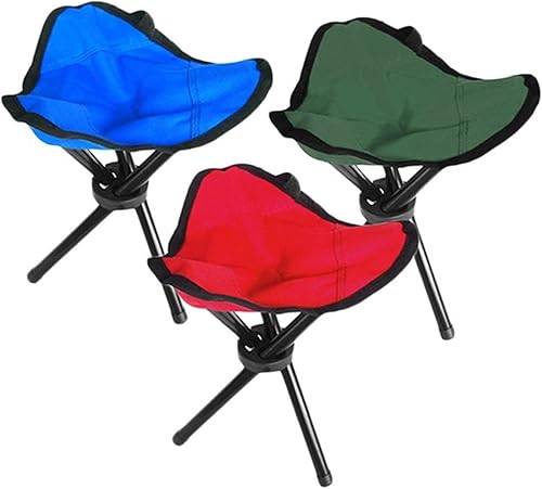 Miniatura 8 de Garden Folding Seat Tripod Chair Folding 3 Leg Chair Portable Folding Stool for Hiking Camping Fishing Picnic Tripod Stool Outdoor Activities