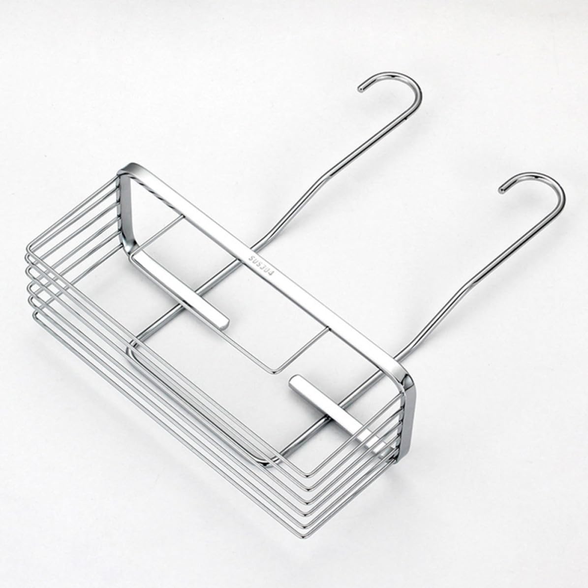 VILLCASE Estante de Ducha Colgante y Carga Súper Resistente Diseño Simple de Acero Inoxidable Organizador Fácil de Almacenar para Baño para Artículos de Tocador