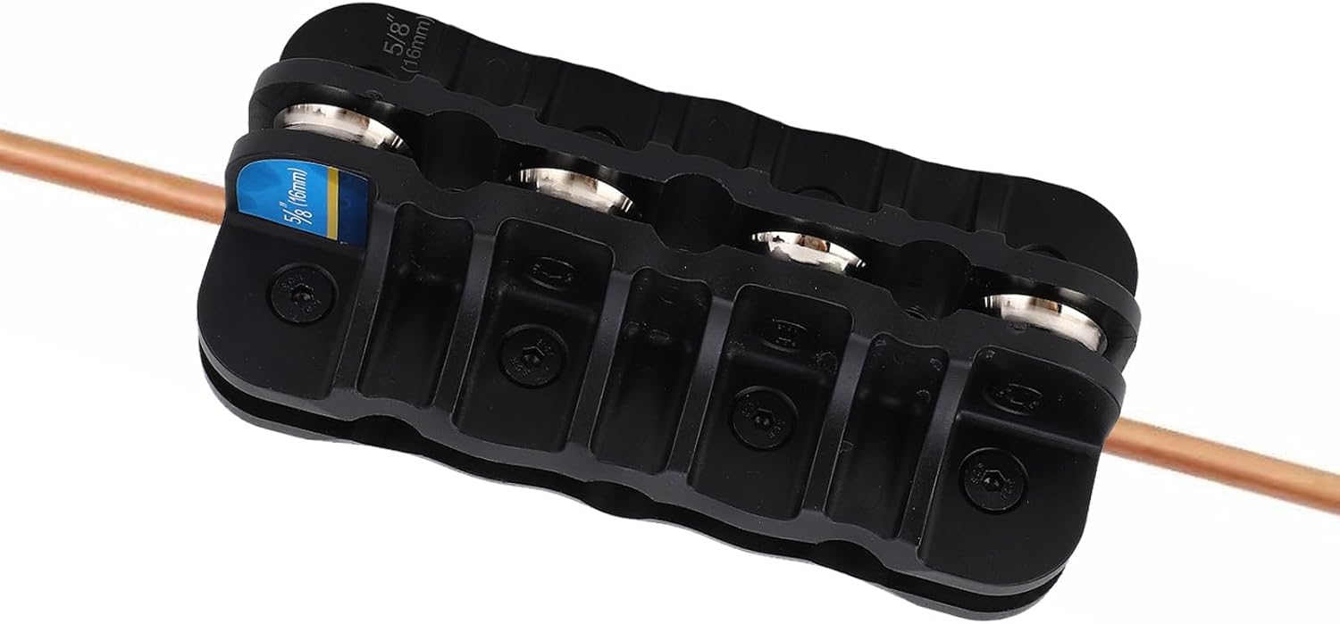 Professional Tubing Straightener Tool 5/8in Handheld PVC Aluminum Pipe Straightener for Brake Lines Fuel Pipes Automotive Industrial Metal Tubing Repair