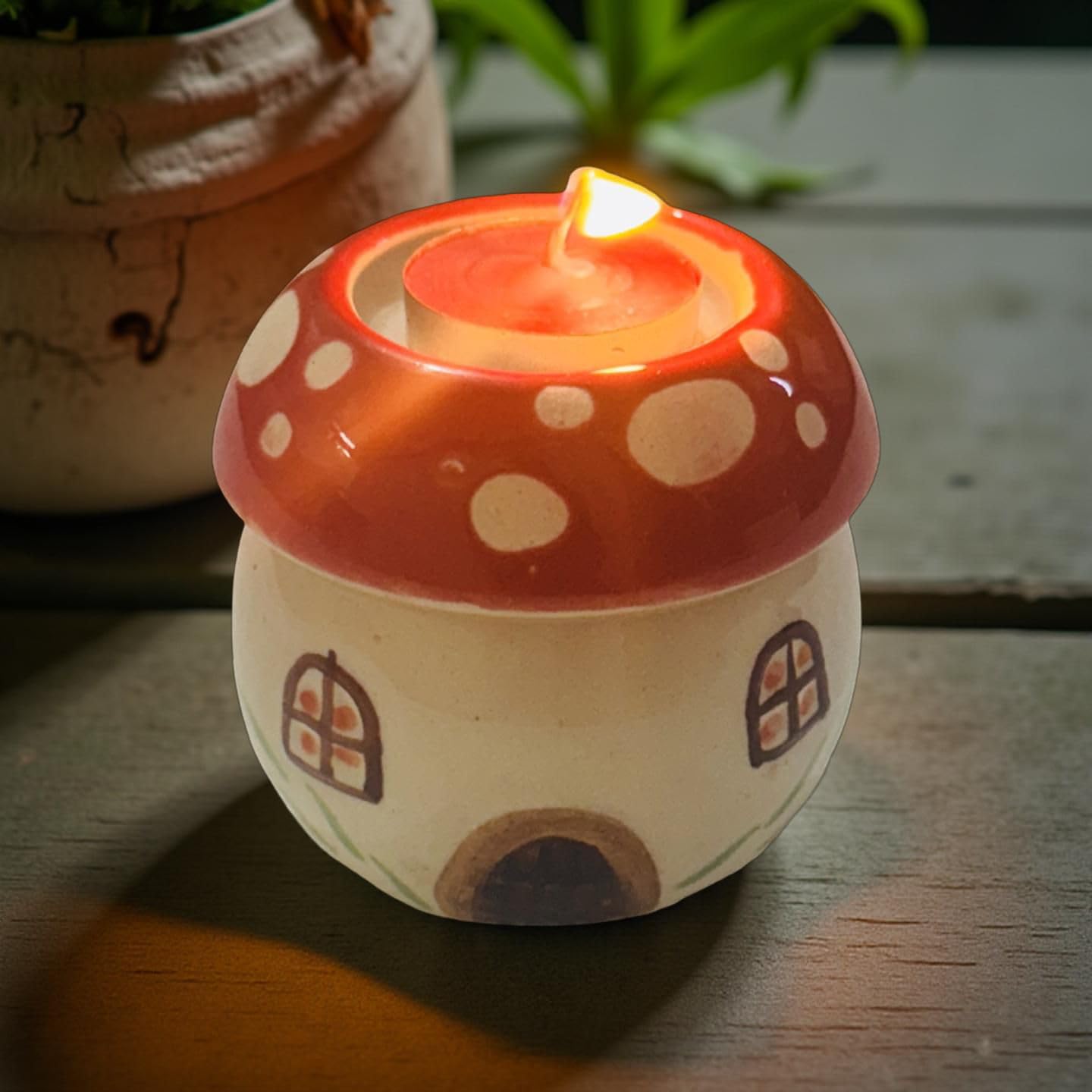 Lupaava Ceramic Tea Light Candle Holder for Home Decoration-image-22
