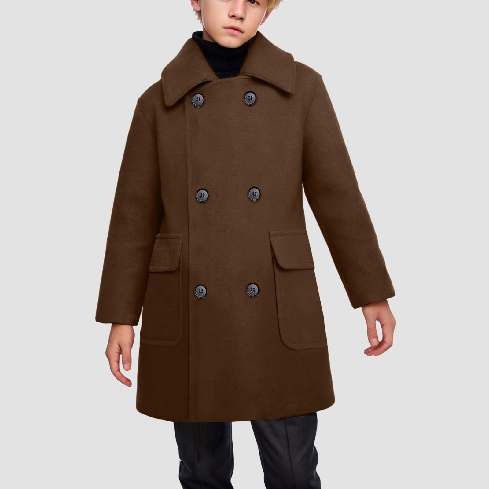 Bambino Ragazzo Giacca invernale Caldo Cappotto Parka Giacche con Cappuccio Fodera In Pile 3-9 Anni Con Cappuccio Pelliccia Giubbotto Trapuntato Spessa Parka Piumino Spessa A Neonato E Ragazzo