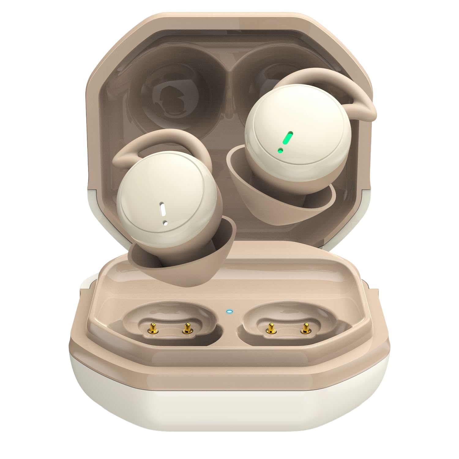 Sleep Earbuds Canal Noise Isolating Sleep Headphones Wireless In-Ear Mini Sleep Earphones Bluetooth 5.3 Small Ultra Soft Lightweight2.3g for Side Sleeper Flexible IPX5 Built-In Mic Snoring