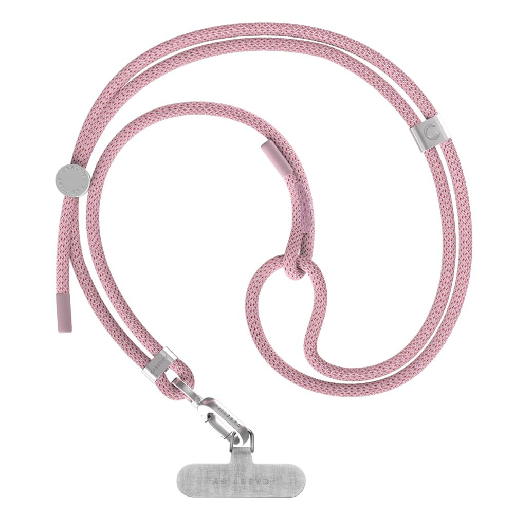 Amazon.com: CASETiFY 6mm Rope Cross Body Strap with Card - Blush