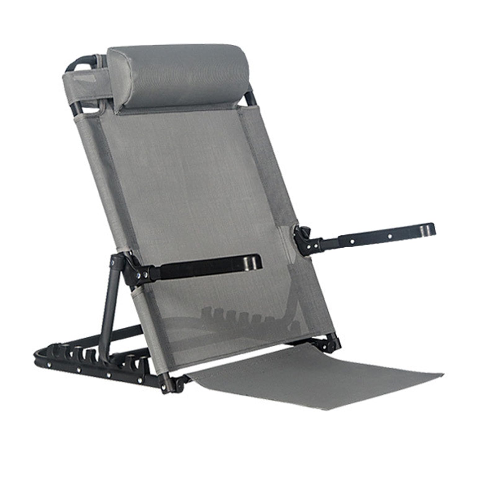 Support dorsal réglable (40 à 90 °), tapis de plage pliable avec dossier, dossier de lit réglable, pour s'asseoir dans le lit, les sièges de stade, les chaises de plage, les chaises de camping