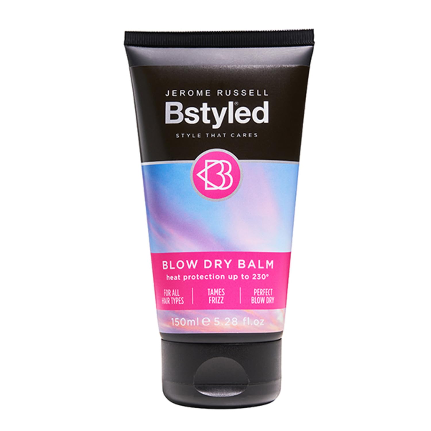 Jerome Russell Bstyled Blow Dry Balm - Extend Your Blow Dry & Keep Hair Moisturised, Heat Protection For Hair & Scalp Treatment, With Pomegranate & Turmeric, Vegan,