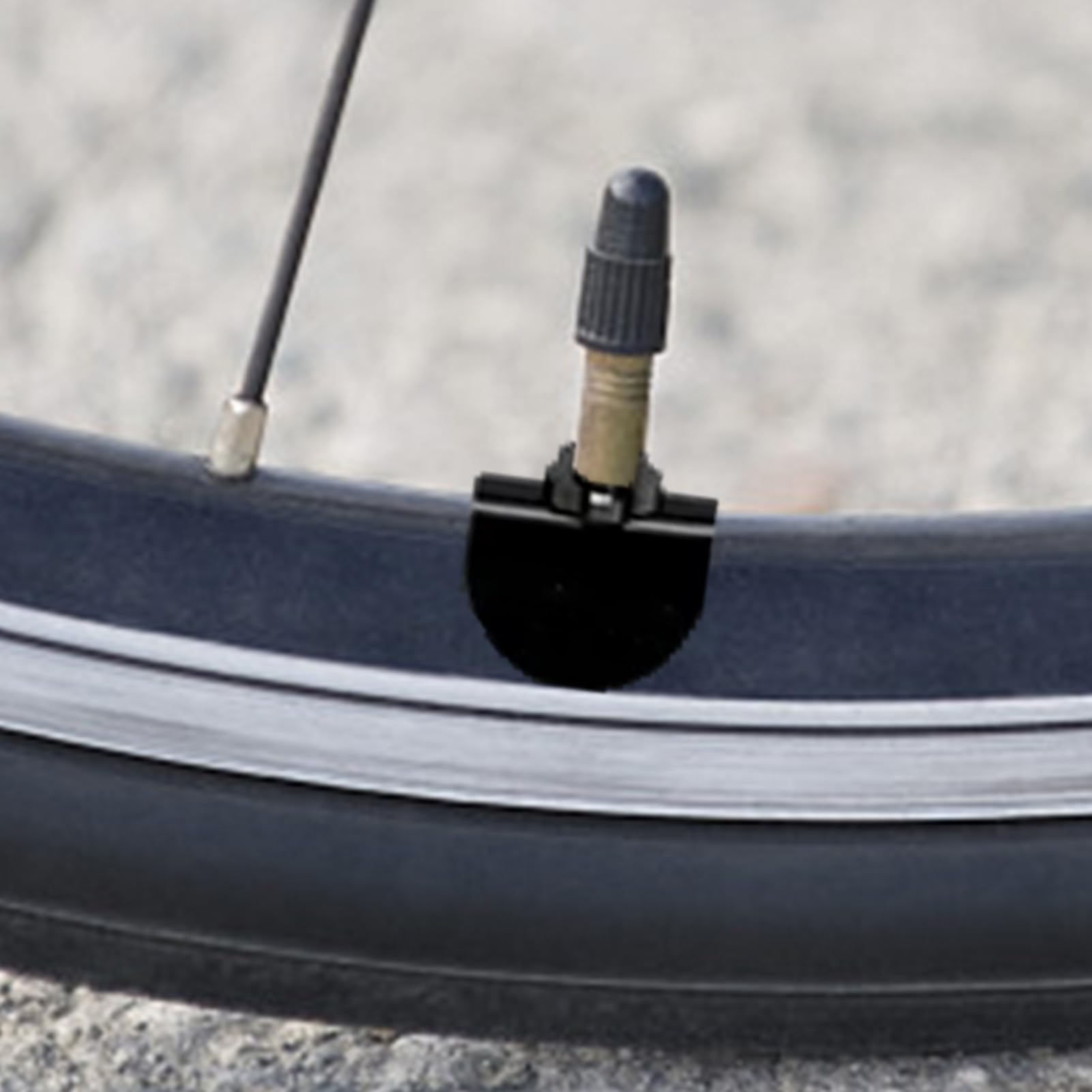 Adhesivo para válvula de llanta de Bicicleta,Adhesivos para fijación de Boquilla de Aire de Bicicleta, Etiqueta engomada de la Junta de la Boquilla de Aire del 4X, Etiqueta engomada de la almoh
