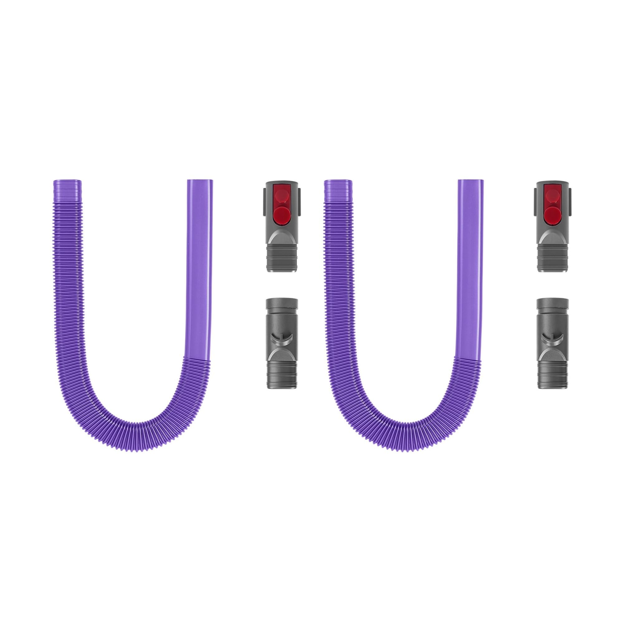 Cleaner Hose ，Compatible for Dyson， V7 V8 V10 V11 V12 V15 Vacuum(Purple Hose Set B)