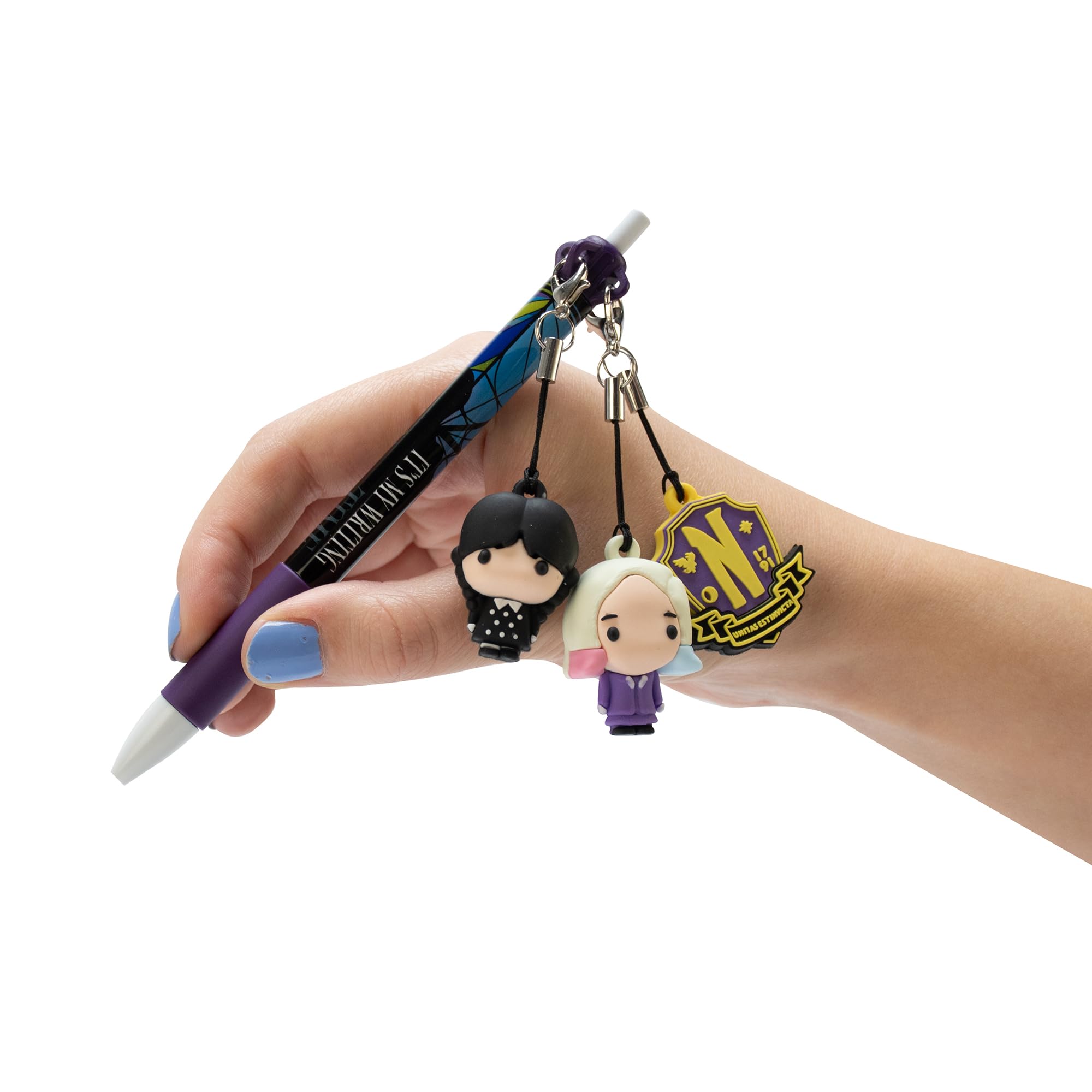 Wednesday ThumbsUP! Mini Pen with Pendant, black