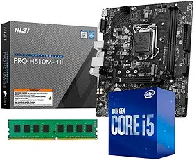 Kit Intel Core i5 10400 10ª Geração | 16GB DDR4 | Vídeo Integrado UHD 630