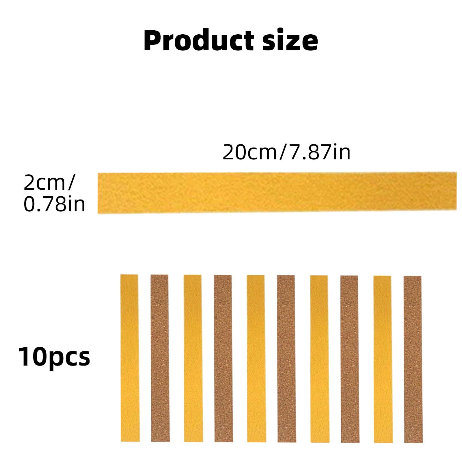 Strisce Di Sughero Autoadesive 200x20x2mm Per Regolare La Vestibilità Dei Cappelli