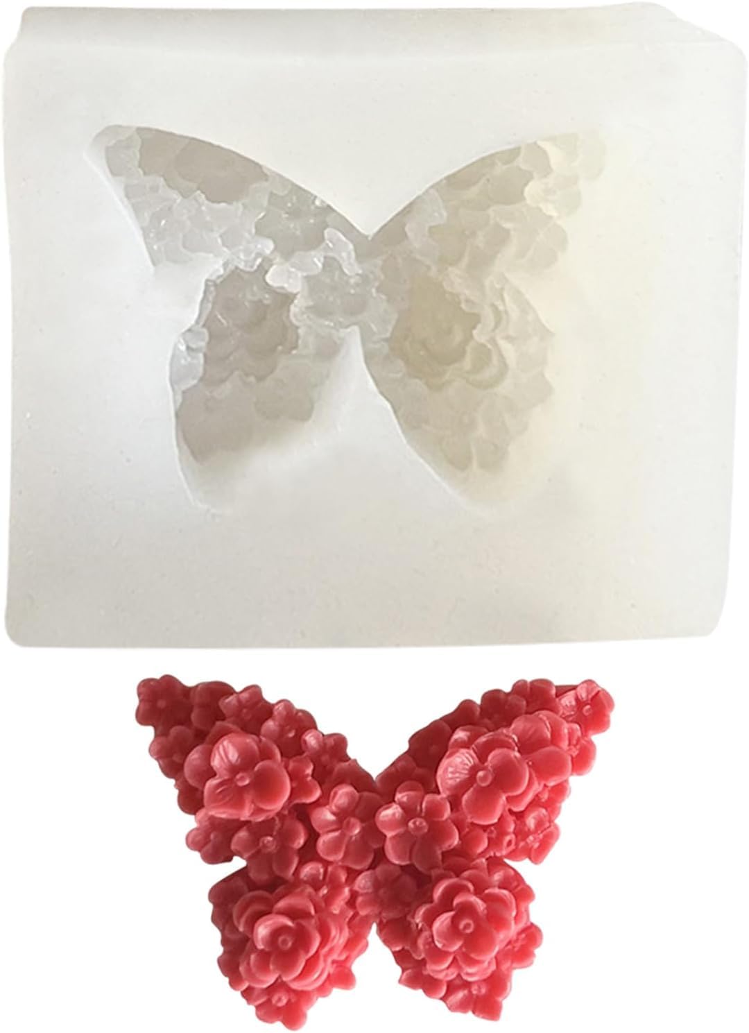 RKPM HOMES Butterfly Flower Shape Candle Mold I 3D Fondant Casting Silicone Epoxy Mould I for DIY Handmade Ornament Chocolate Cake Décor Aromatherapy Soap Resin Art Craft Making Home Party Decoration (B0D7MWJNX6) Amazon Price History, Amazon Price Tracker