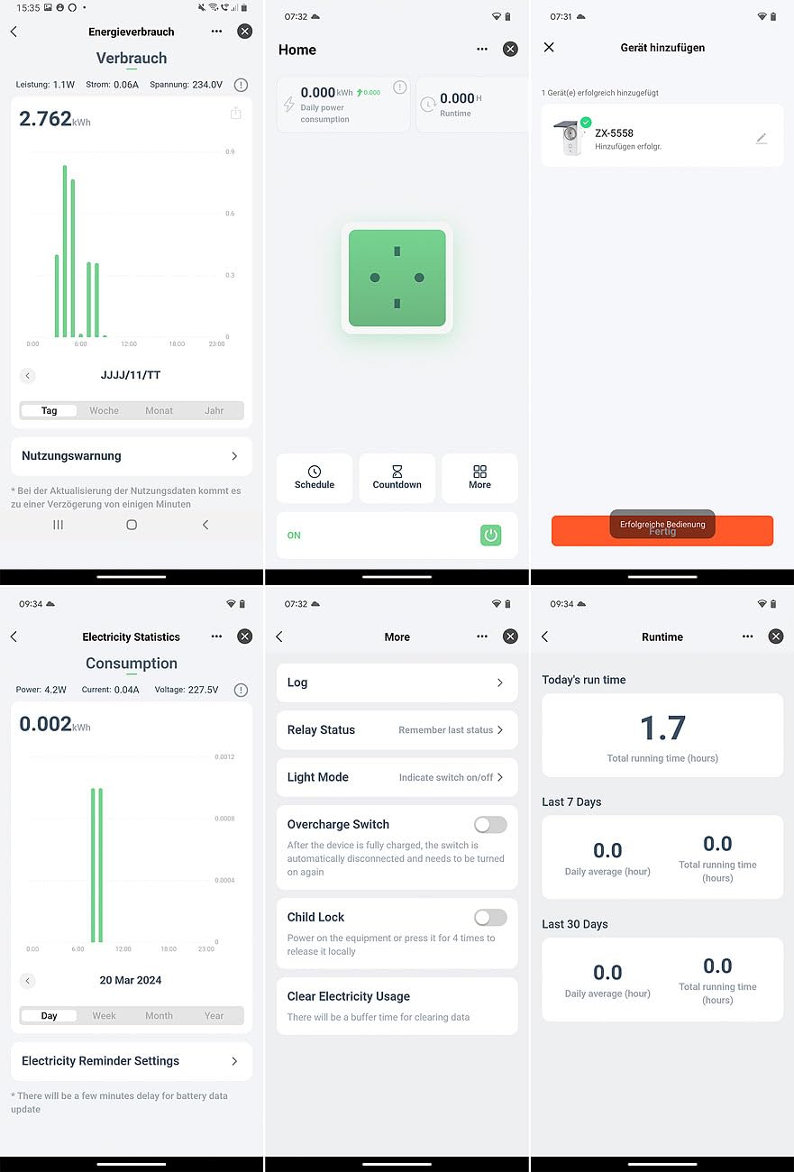 Luminea Home Control presa smart Alexa: Outdoor Wi-Fi presa, Misuratore di costi energetici, Certificato Matter (contatore elettrico esterno, smart plug wlan, contatore)