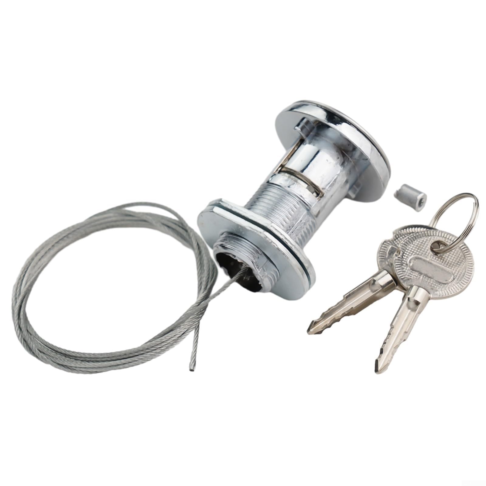 Kit di rilascio per porta del garage, serratura a sgancio rapido con 2 chiavi, serratura a sgancio rapido per porte senza accesso