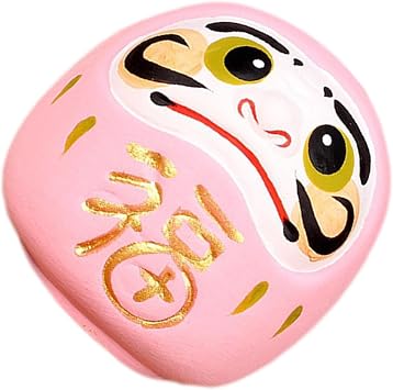 Adorable Desk Figurine Decor Japanese Ceramic Daruma Doll Gift For Bedroom And Office Bedroom Office Parties Holidays