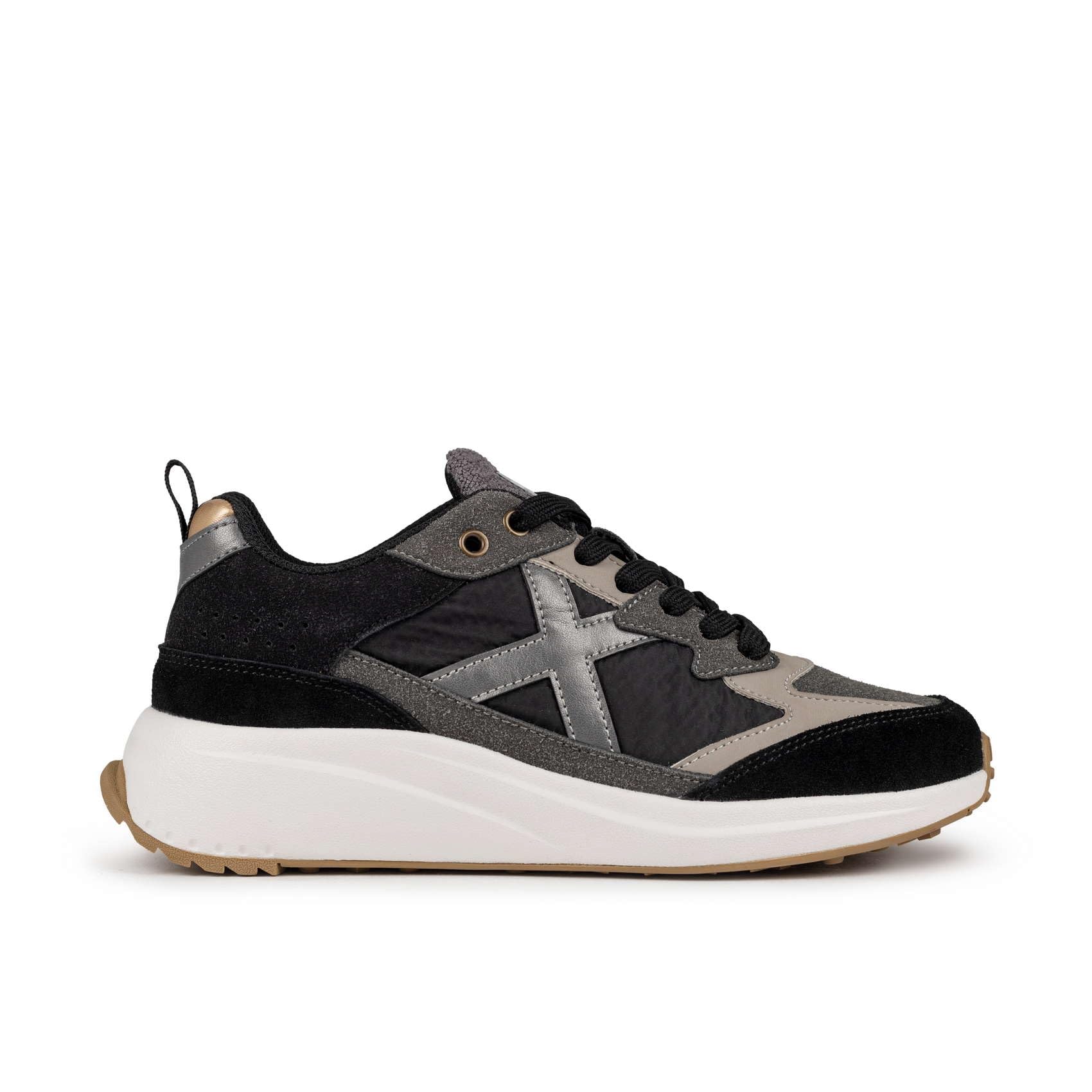Munich Tip, Unisex Adult Sneakers, Black, 42 EU, Black/White, 9 UK