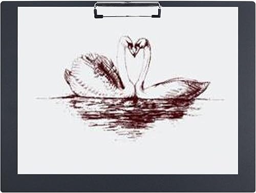 Miniatura 7 de Portapapeles de 11 x 17 pulgadas, 11 x 17 pulgadas, clip de perfil bajo, portapapeles extra grande, de PVC, color negro, 1 paquete de 1