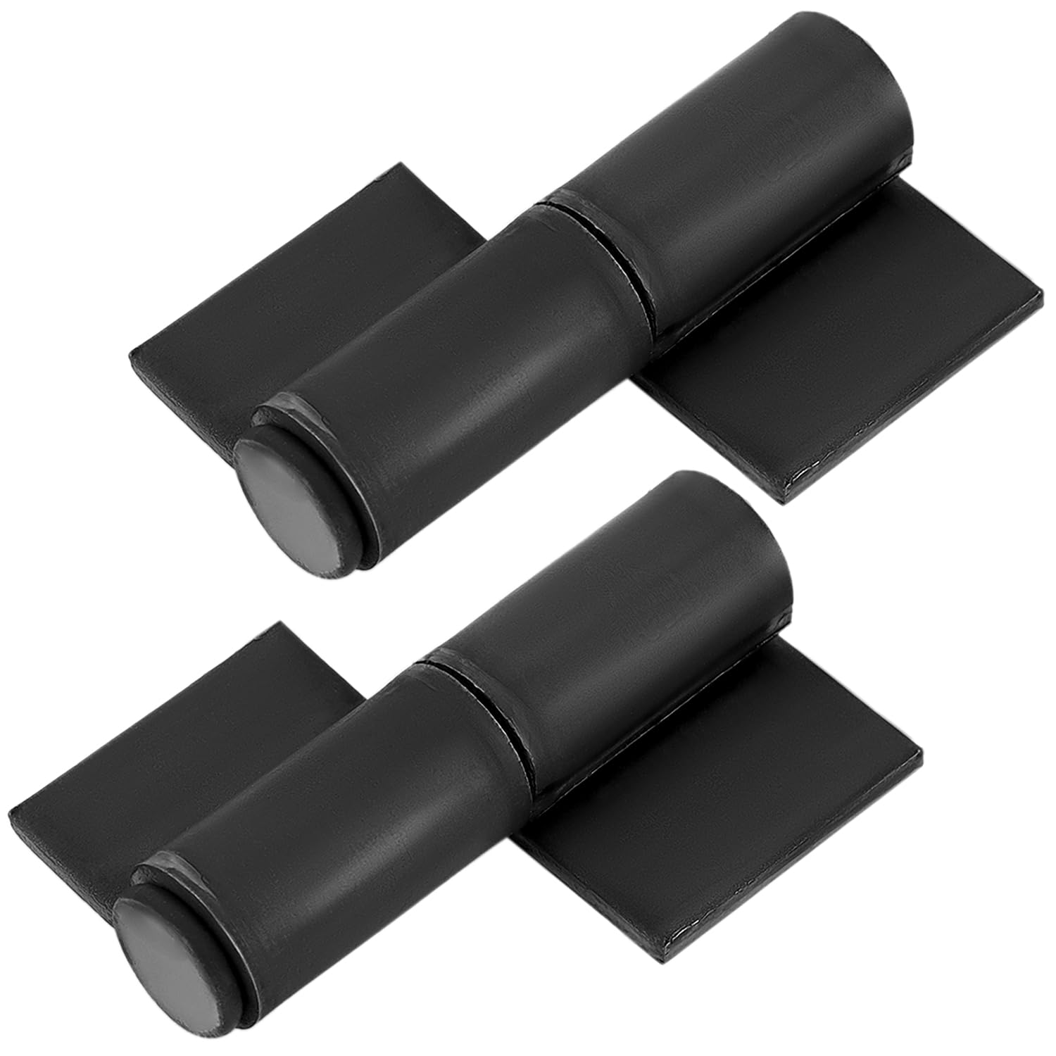 Charnières pour porte de remorque et rampe d'accès QWORK en acier robuste de 5 mm