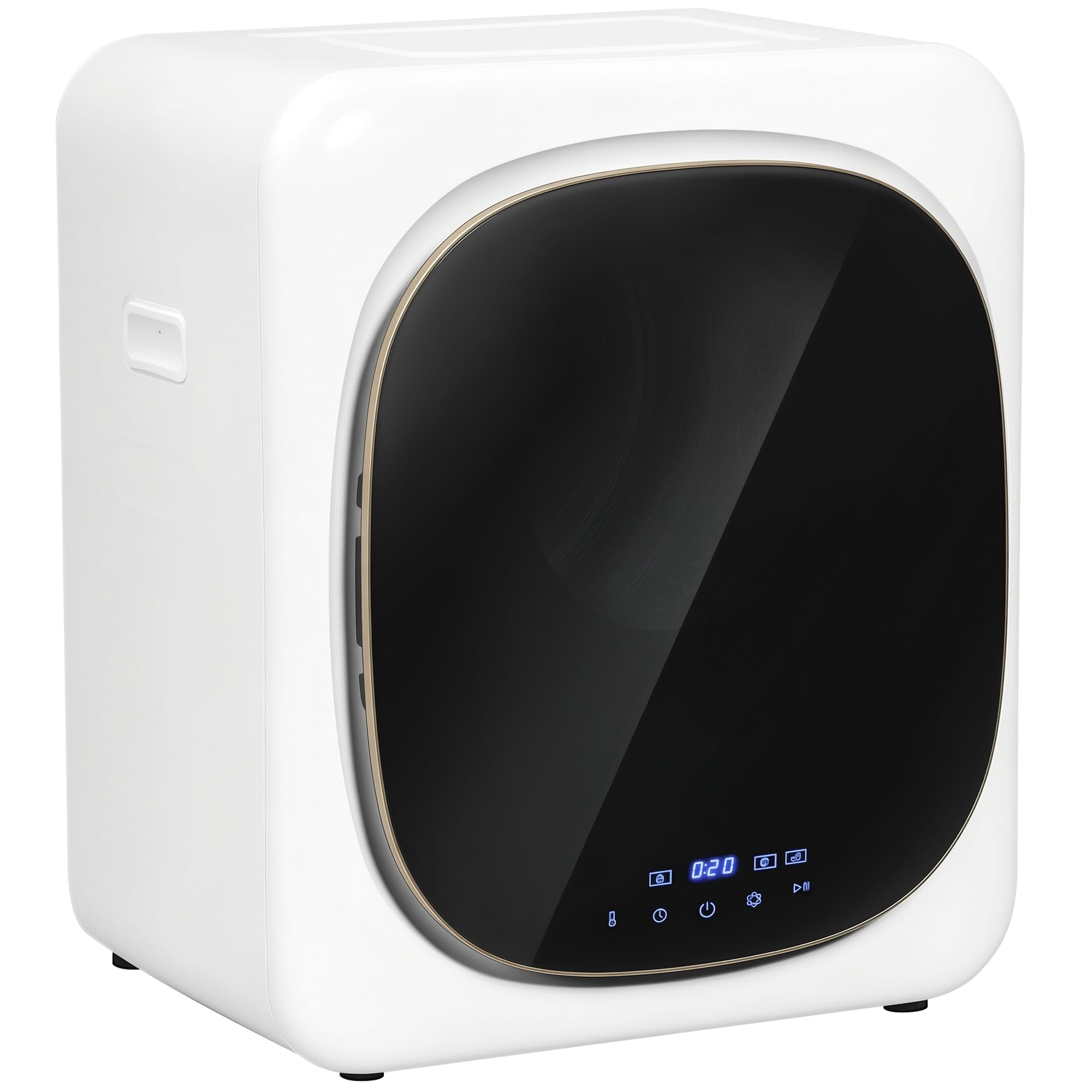 Homcom 4 Kg 800W Vented Tumble Dryer With DeodorizeSmart ModeWhite from B&Q
