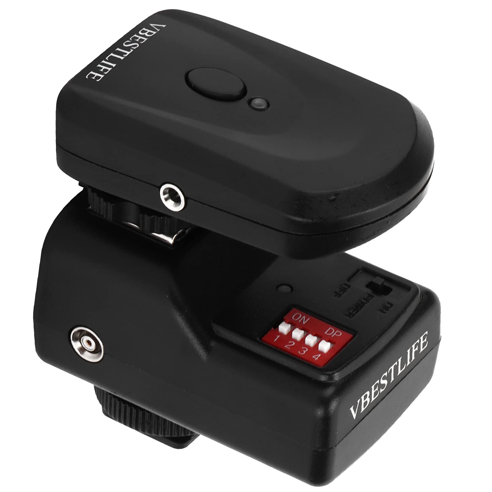 Ensemble de Déclencheur de Studio Flash Radio sans Fil 16 Canaux, Le Déclencheur de Flash Studio sans Fil Comprend émetteur, Récepteur et Une Ligne de Synchronisation