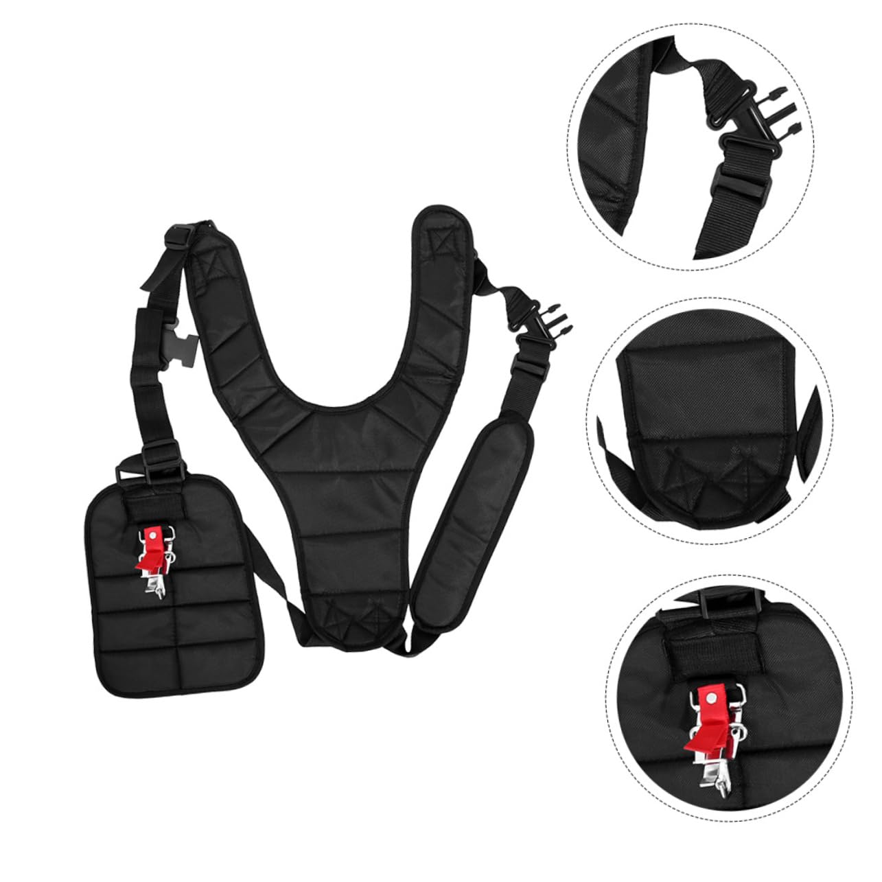 GALPADA 2 Pezzi Cinghia Imbottita Professionale per Decespugliatore Resistente Imbracatura Ergonomica per Tosaerba Accessori Pratici per Giardinaggio