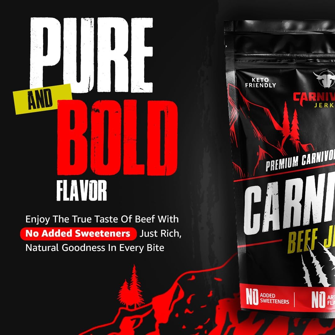 l carnitine carnivore diet Amazon.com: Carnivore Electrolytes Beef Jerky Keto Snacks - High Protein  Premium Grass Fed Beef Carnivore Snacks - 3-Ingredient Sugar Free, Good for  Keto & Carnivore Diet Recipe