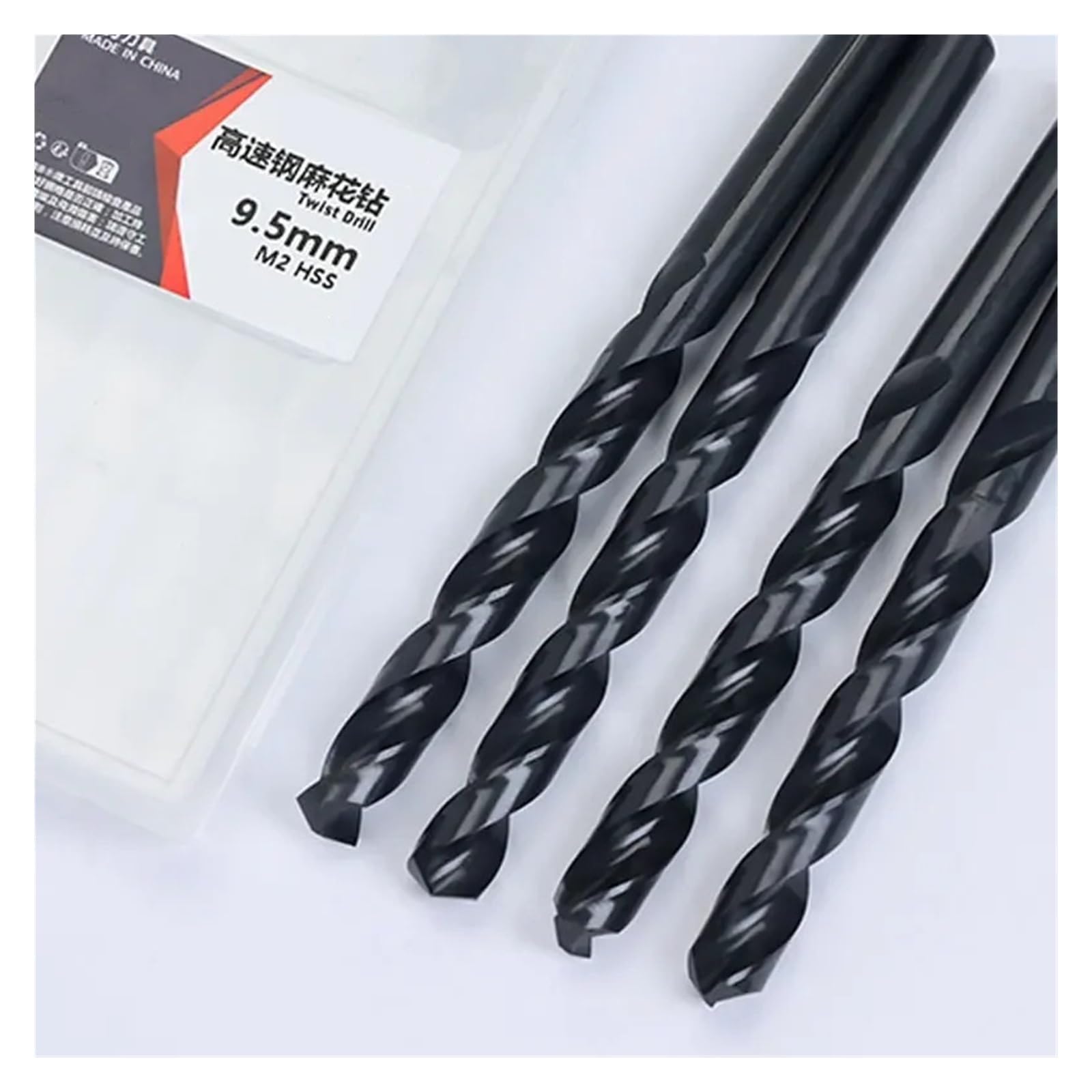 Wiertło spiralne ze stali szybkotnącej M2, tlenek czarny, do wykonywania otworów w metalu, drewnie, PVC, aluminium, średnica 1 mm-14 mm(7.1mm(5pcs))