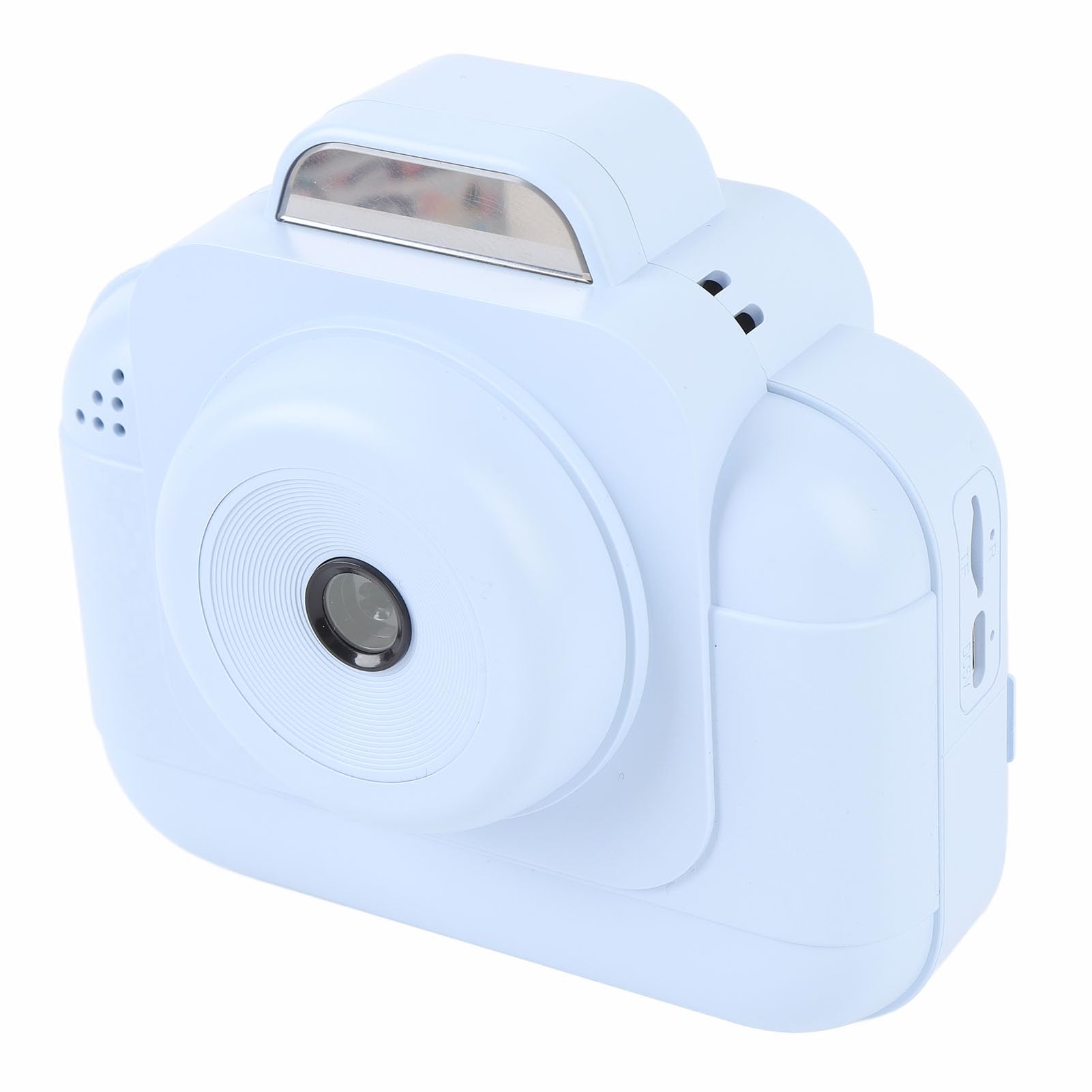 Sxhlseller Cámara de Impresión Instantánea para Niños con Pantalla HD de 2,4 Pulgadas, Fotografía de 48 MP, Vídeo 1080P, Zoom Digital 6X, Filtros y Juegos, Incluye 3 Rollos de Papel de Impresión,