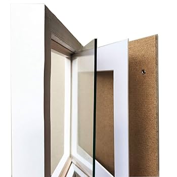Amazon.com - ZXT-parts 6x6 Picture Frames White Without Mat