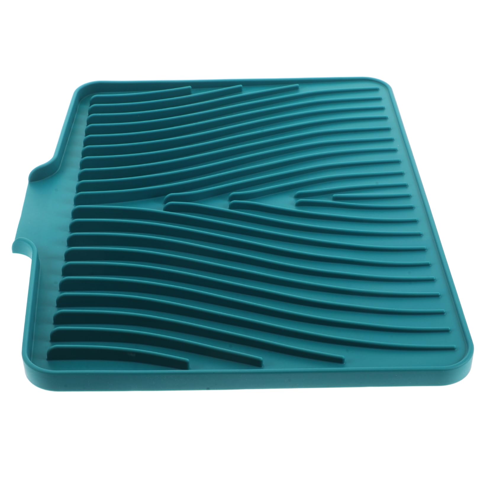 Alfombrilla para escurridor de silicona Hemobllo con protección antiderrames 1
