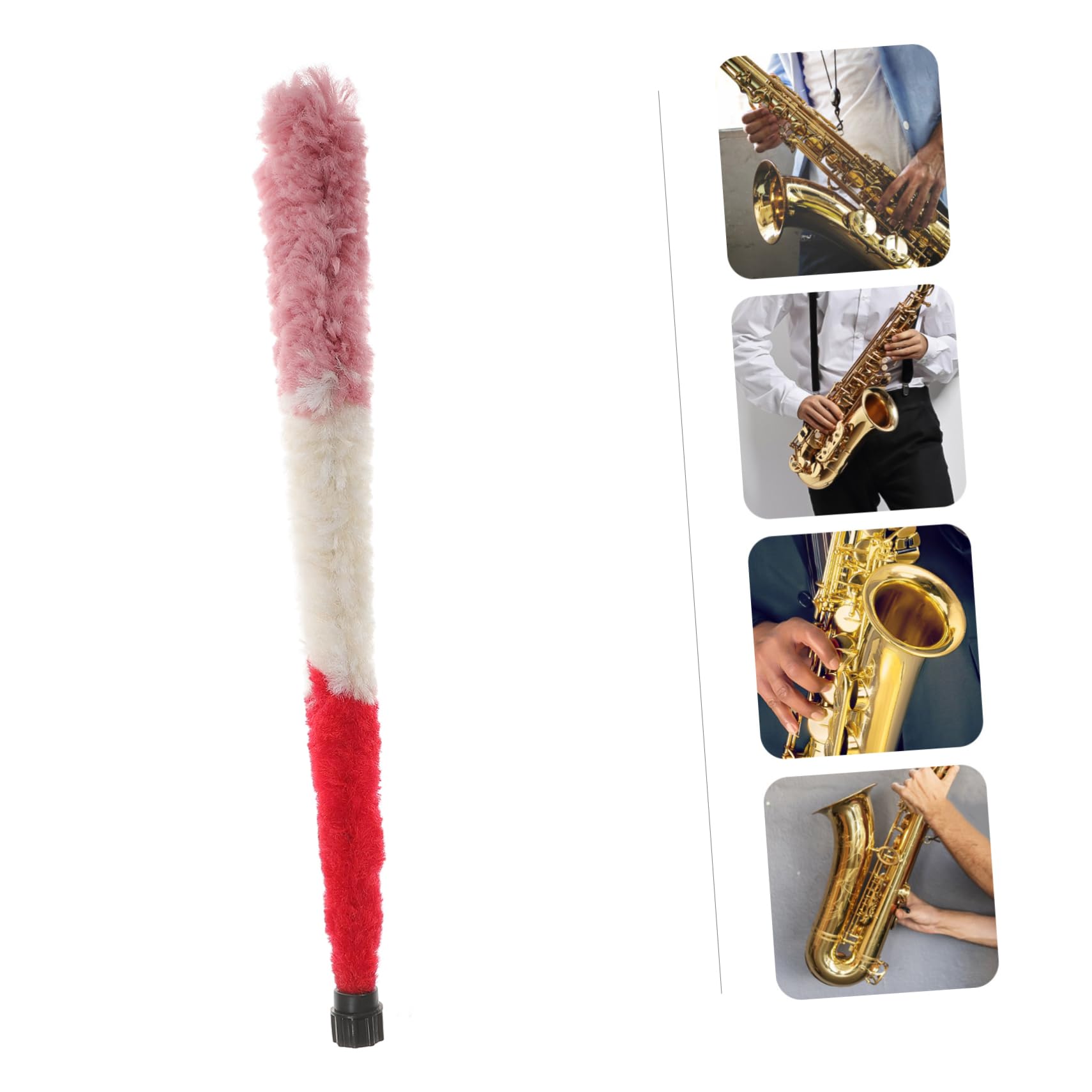 Brosse De Nettoyage Pour Saxophone - Douce, Longueur ~52 Cm - Pour Saxophone Ténor Et Alto, Entretien Facile