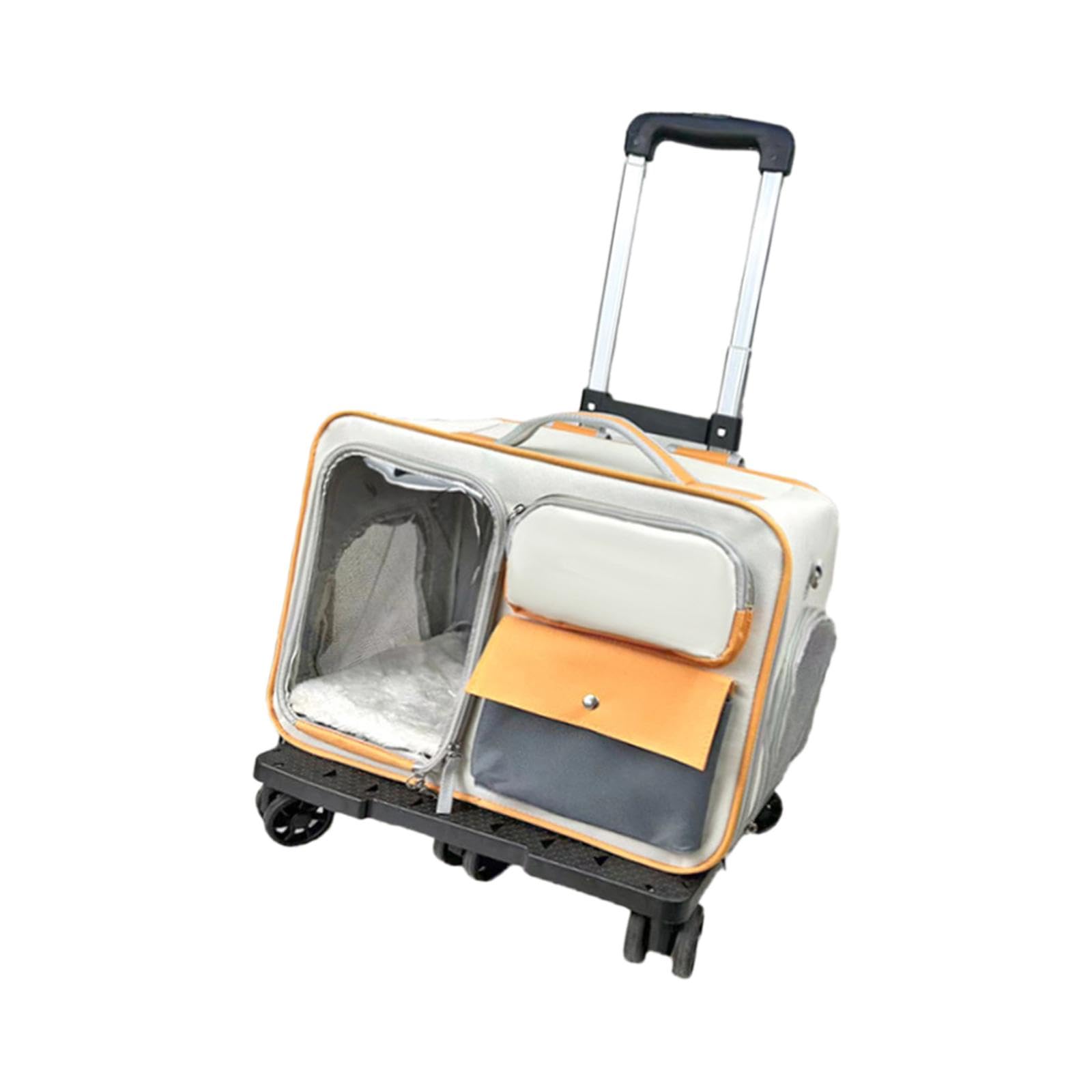 Bolsa de Transporte para Mascotas Transportín para Mascotas Transportín para Gatos con Ruedas Transportín para Gatos Y Perros Pequeños para Viajes Y E