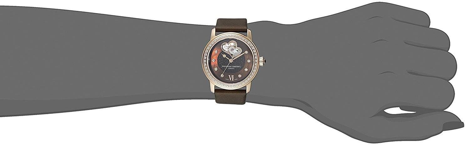 Frederique Constant Women's Heart Beat Watch, Brown