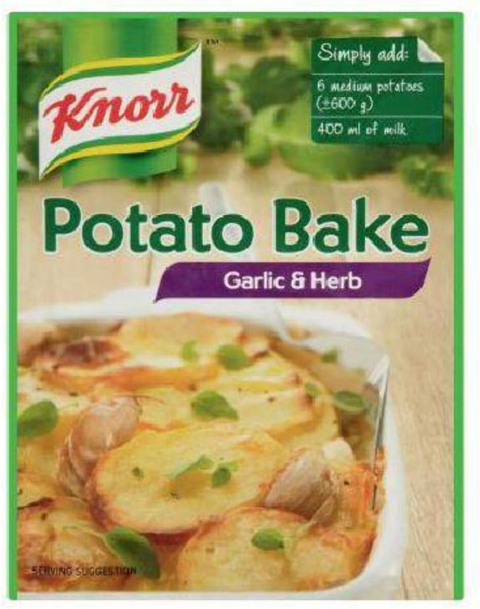 Knorr Potato Bake Mix Garlic & Herb 43g Sachets