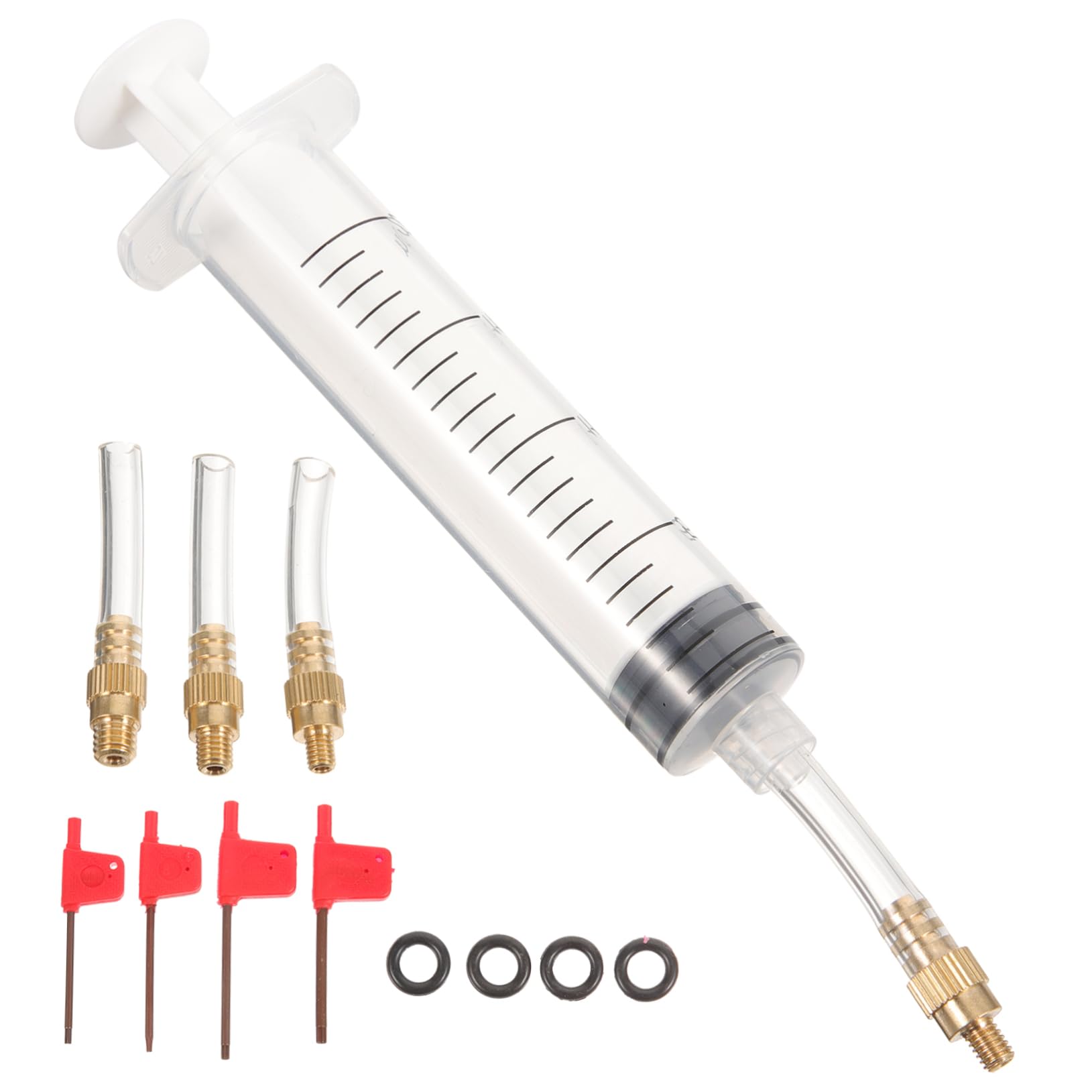 Abaodam 5 Ensembles Kit de Purge pour Vélo Outil de Réparation de Freins avec Injection Huile Portable pour Entretien de Bicyclettes