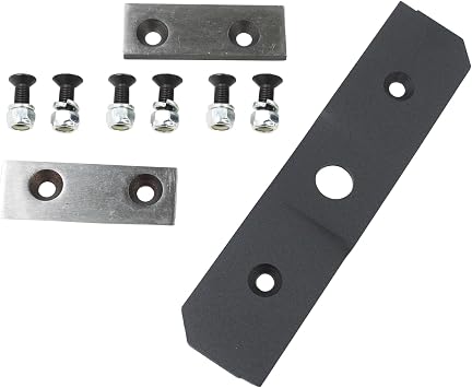 742-0571 781-0490 Chipper Shredder Blade for Craftsman MTD Troy-Bilt Chipper Shredder 981-0490 942-0571 742-0544 942-0544 with 710-1054 Screws 736-0119 Lock Washer 912-0411 Lock Nut