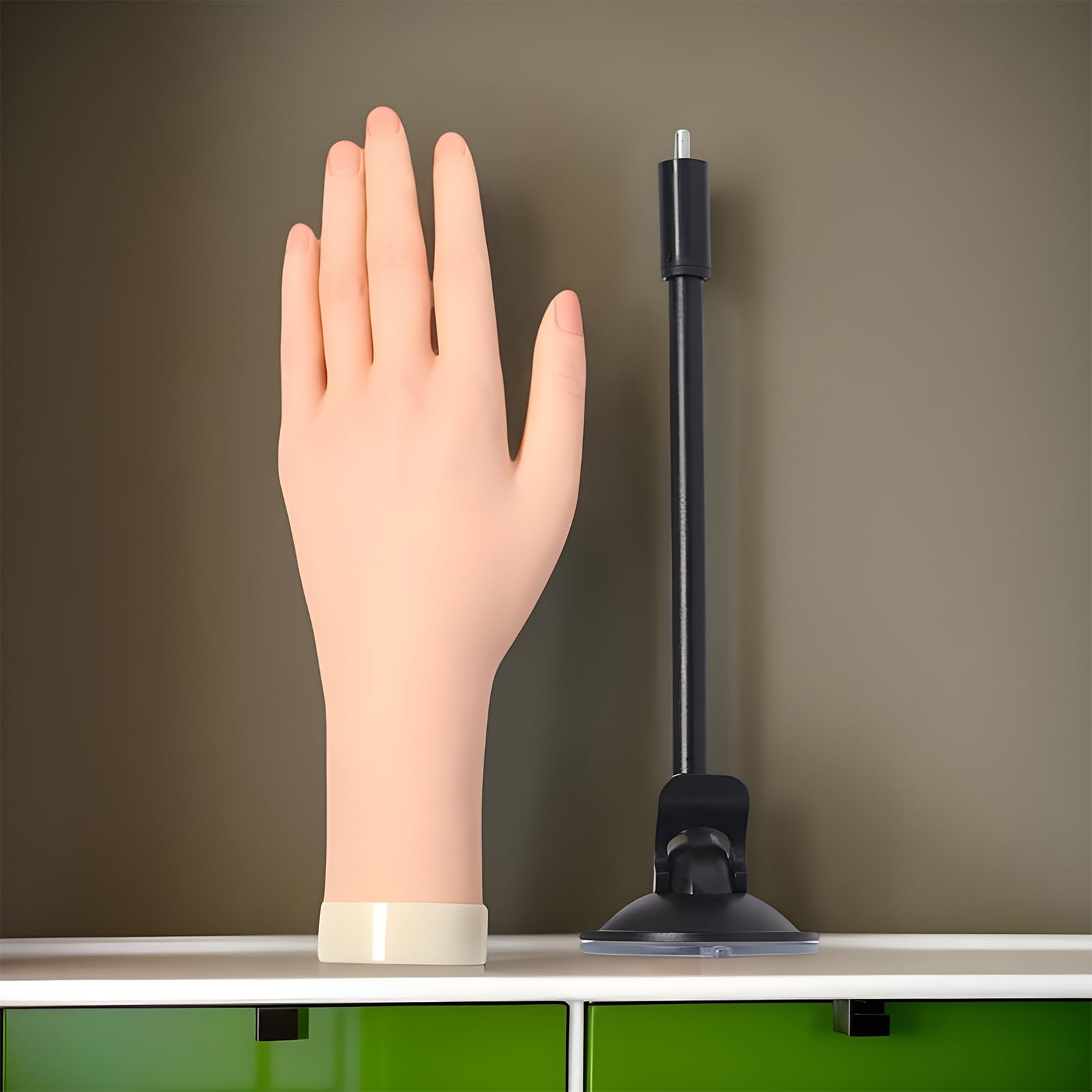 Mano da allenamento per unghie – Modello a mano flessibile e morbido, modello a mano per manicure | Strumento per la per principianti per donne, adolescenti, ragazze, dimostrazioni salone
