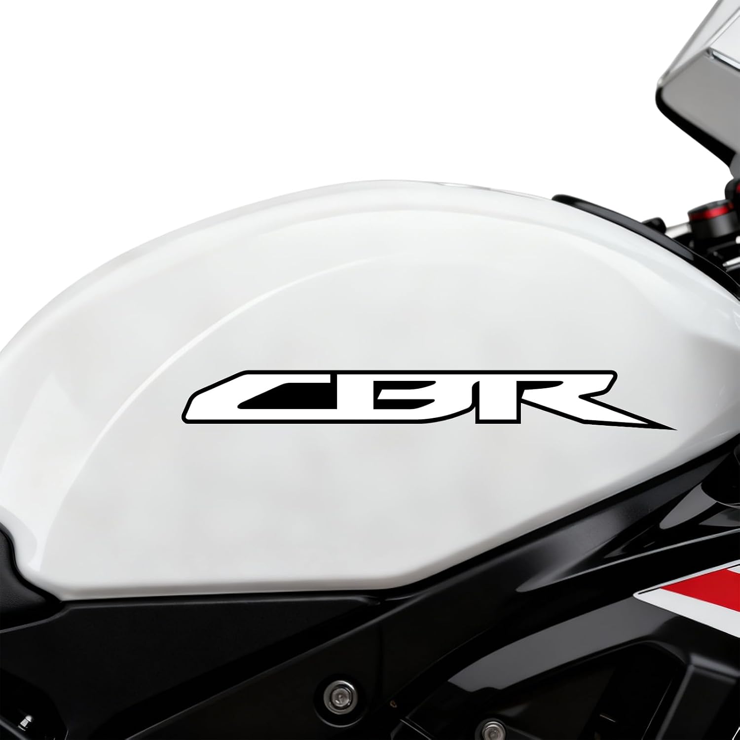 Fairing Reflective Silver Sticker Decal for Honda CBR600 CBR1000RR (White)