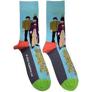 The Beatles – Socquettes SUB & BAND – Adulte - Les Beatles, Paul McCartney, John Lennon, RIngo Starr, George Harrison