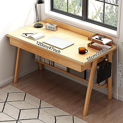 Bureau d'ordinateur pour gagner de la place avec rangement intégré - 3