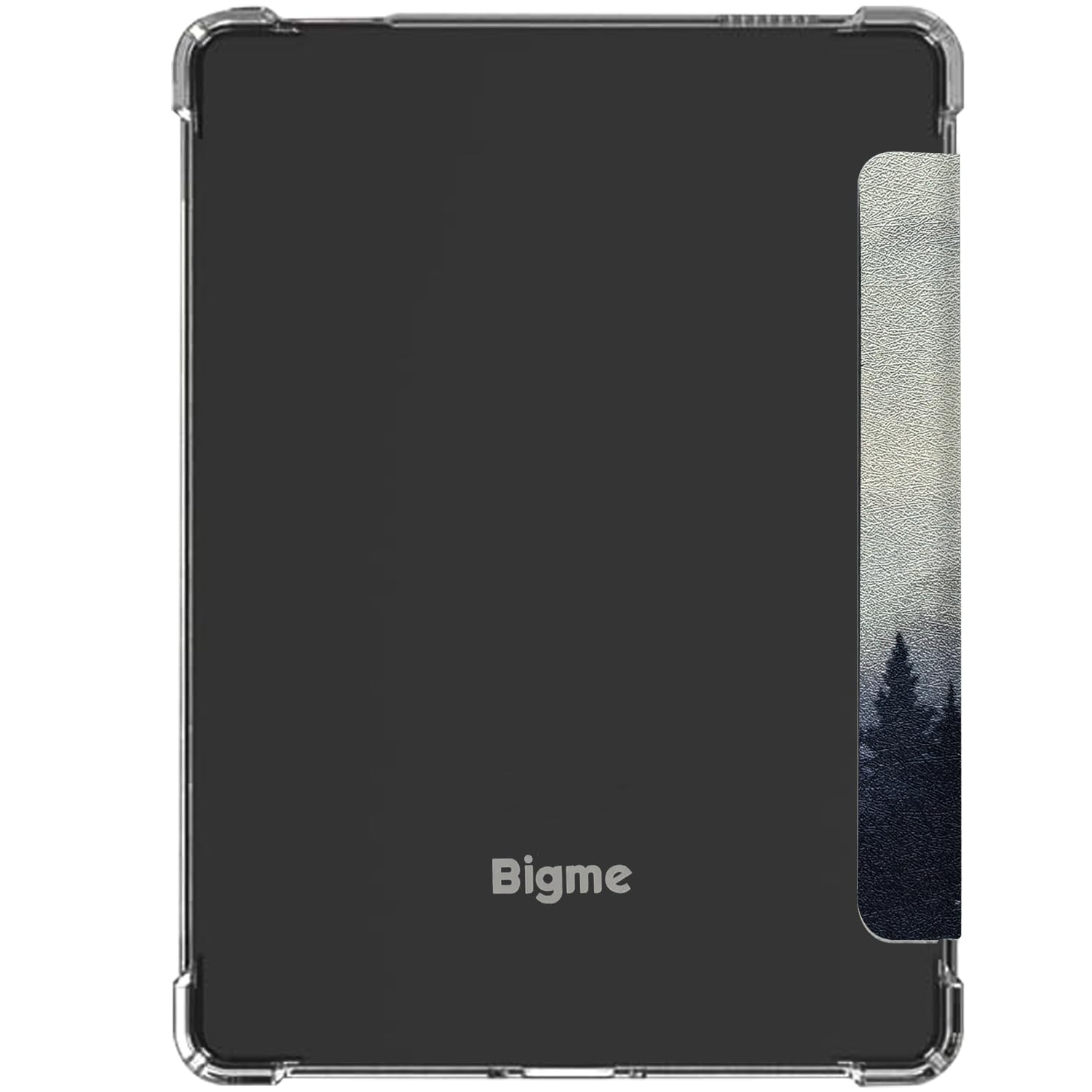 Transparent TPU Back Case for 6'' Bigme B6 Color/Bigme B6 Ultra-Thin Lightweight Enhanced Auto Sleep/Wake Cover with Thickened Corners, Magnetic Closure (Misty Forest) — view 8