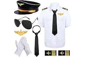 Airline Pilot Costume for Adults, Fly in Style!