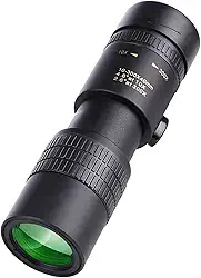 Domary 10-300X40mm BAK4 telescópio monocular de prisma luneta para adultos observação de pássaros, acampamento, caminhadas