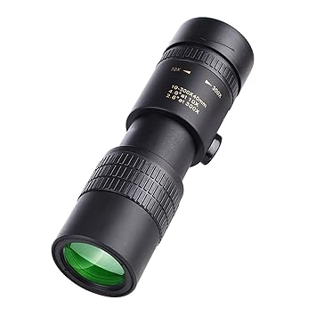 10-300X40mm BAK4 Prism Monocular Telescope Spotting Scope for Adults Bird Watching Camping Hiking-Daerzy