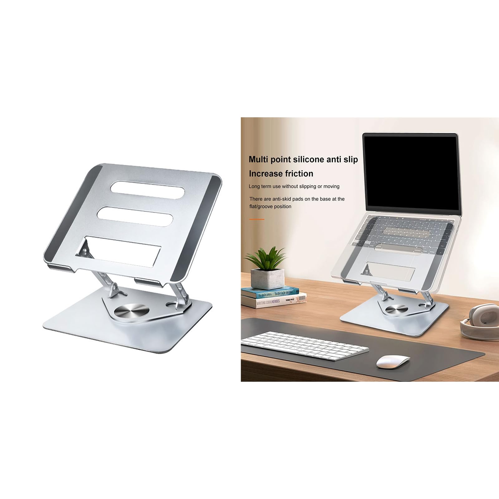 Supporto per computer con base pieghevole