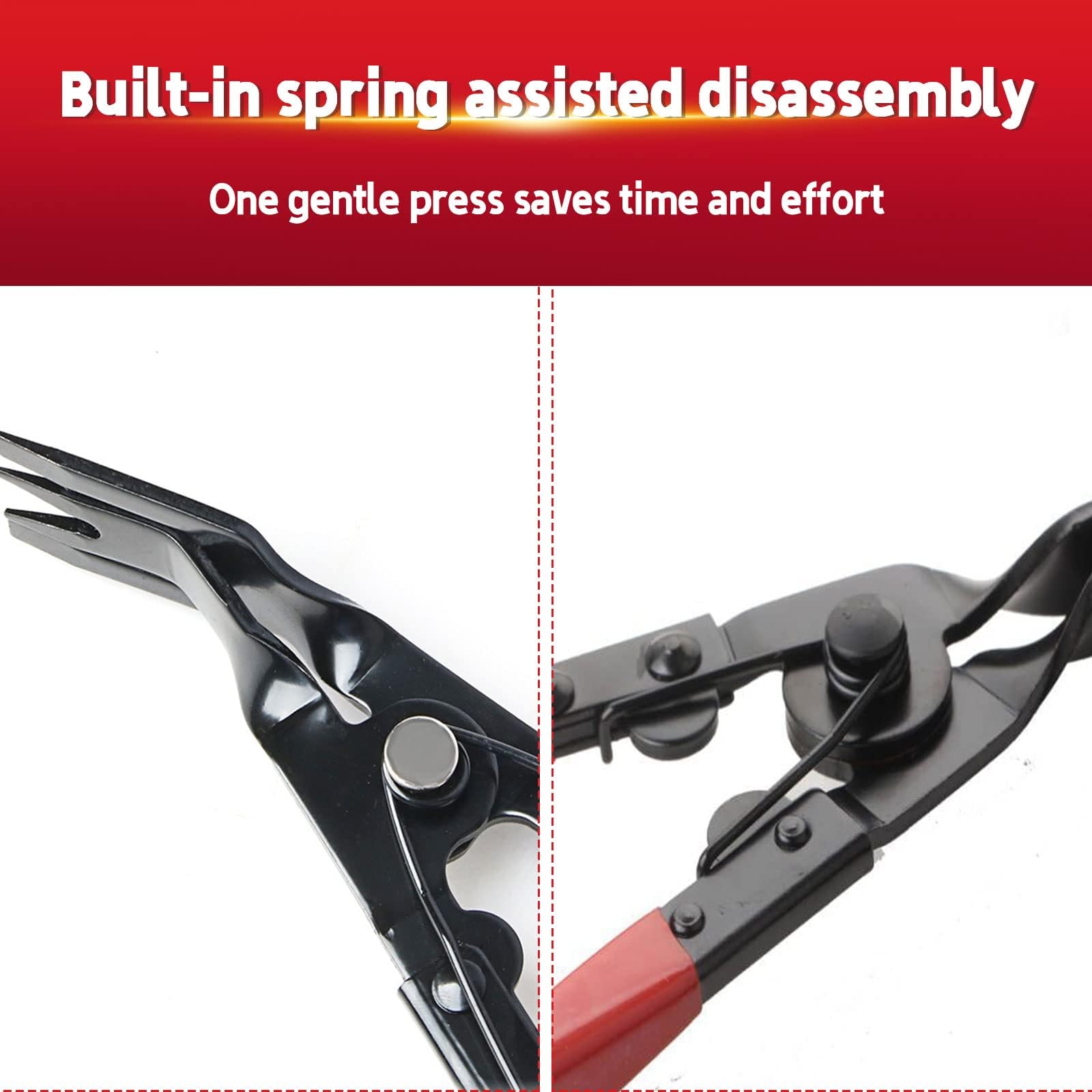 Pinza Rimozione Rivetti E Clip Auto - Strumento Per Riparazione Morsetti E Fibbie - Foto 8